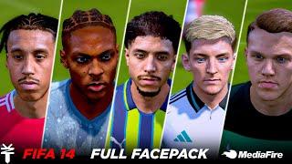 HOW TO PATCH FIFA 14 INTO FC 25 | FULL FACEPACK CONVERTED FROM FC 25 (MEDIA FIRE)