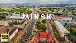 Minsk, Belarus in 4K ULTRA HD HDR by Drone | Minsk Aerial Travel Diary