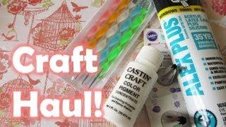 Craft Haul! Dotting tools, silicone, and more!