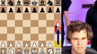 Magnus finds mate against Bortnyk after playing this opening