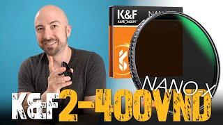 K&F ND2-ND400 VND Filter Review