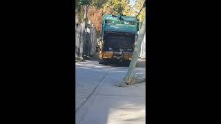 Garbage Truck vs Pole