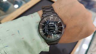 Titan Black Metal World Time Watch Review || navya watch gallery #navyawatchgallery