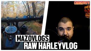 Cengiz44TV | Mazo Vlogs stiefelt durch den Wald und kocht 5 Sterne Menü | Fat Bob Harley Davidson