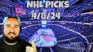 Free NHL Picks Today 4/8/24