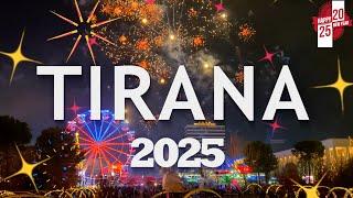 [Tirana Live] Live Tirana 2025 New Year Fireworks, Countdown Show at Tirana 