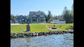 Woods & Water in Michigan's Upper Peninsula-Home on Brevort Lake and 28 acres.-Recreational Paradise