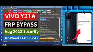 Vivo Y21A FRP Bypass New Security Patch August 2022 New Update No Need Test Points