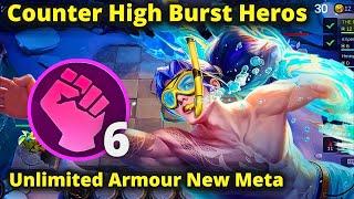 UNKILLABLE WRESTLER ZILONG UNLIMITED ARMOUR NEW META | MLBB MAGIC CHESS BEST SYNERGY COMBO TERKUAT