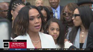 Marilyn Mosby addresses supporters after sentencing ruling