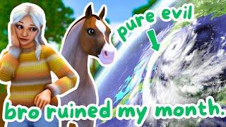 hurricane milton ruined my plans ️ buying the robot horse