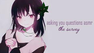 [ASMR] Asking You Lots Of Questions | THE SURVEY [Keyboard Typing] [Softly Spoken]