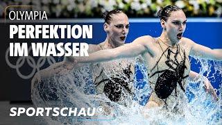 Synchronschwimmen: Russisches Duett mit überragender Gold-Kür | Olympia 2021 | Sportschau