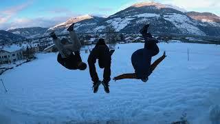 Snow Flipping in Southtirol (Prad)