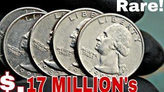 Top 5 Most Valuable Washington Quarter Rare Quarter Dollar Coins Worth Big money Coins Worth money!