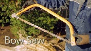 How to Use a Bow Saw : Garden Tool Guides