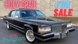 1992 Cadillac Brougham d'Elegance $1,000 NO RESERVE Triple Black Vogue HOLY GRAIL 5.7 MOONROOF SOLD