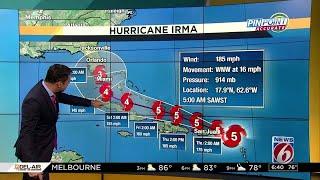 Irma continues on path toward Florida