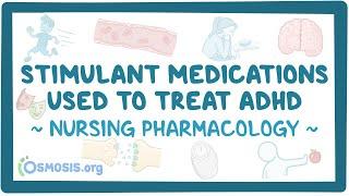 Stimulant medications used to treat ADHD: Nursing Pharmacology