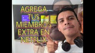 Asi puedes agregar miembros EXTRA en NETFLIX! Nueva FUNCIÓN! #SHORTS