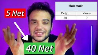 5 Netten 40 Nete TYT Matematik Yolculuğum