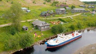 Life in a VILLAGE CUT OFF from Civilization in Russia.  Life without communication and roads