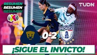 Resumen y goles | Pumas 0-2 Pachuca | Liga Mx Femenil AP2024-J5 | TUDN