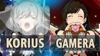 GBVSR:Korius (Nier) Vs Gamera (Beatrix)| High Level Gameplay.