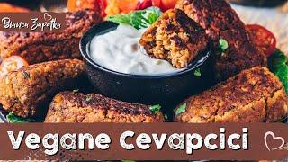 Vegane Cevapcici selber machen (Frikadellen mit Kichererbsen)