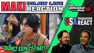 US PRODUCERS REACT - Maki Dilaw at Wish 107.5 Bus Reaction - We Didn't Expect That!