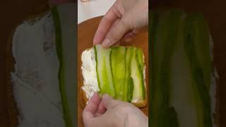 영국 귀족들의 티 푸드에서 착안된 고급 레시피 #cooking #food #토스트 #오이요리 #오이토스트 #식빵요리