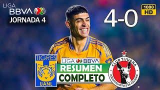 Tigres vs Tijuana | Resumen Completo - Liga MX 2025 | Jornada 4