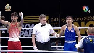 Nishant Dev (IND) vs. Peerapat Yeasungnoen (THA) World Olympic Qualifiers 2024 (71kg)