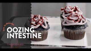 Oozing Intestine Cupcakes