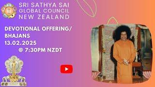 Sri Sathya Sai Global Council New Zealand Bhajans/Offering || 13/02/2025