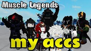 These are my accounts, don't fall for scams | Muscle Legends Roblox