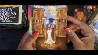 Unboxing + Walk-through : African Goddess Rising Oracle by Abiola Abrams