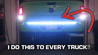 LED Tailgate Light Bar INSTALL!! *Super BRIGHT*