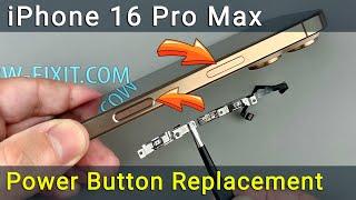 iPhone 16 Pro Max Camera Control & Power Button Repair Tutorial