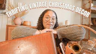 THRIFTING VINTAGE CHRISTMAS HOME DECOR + THRIFT HAUL