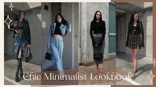 Chic Minimalist Lookbook || Neutral outfit inspo || Fashionlin