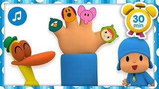  MÚSICA INFANTIL do POCOYO - Familia Dedo [30 minutos] | Karaoke e desenhos animados para Crianças