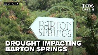 Lack of rainfall having major impact on Barton Springs