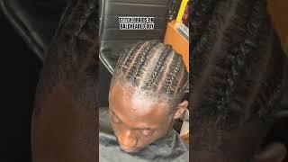 STITCH BRAIDS ON BALDHEADED BOY