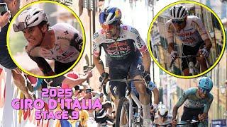 Roglič CRASHES the Strade Bianche Stage