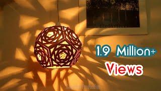 Recycled Cardboard lampshade  Ideas | DIy Crafts