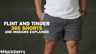 The Perfect Everyday Short For Men | Flint and Tinder 365 Short & Inseams Explained