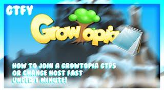  HOW TO JOIN / CHANGE HOST GROWTOPIA PRIVATE SERVER UNDER 1 MINUTE 