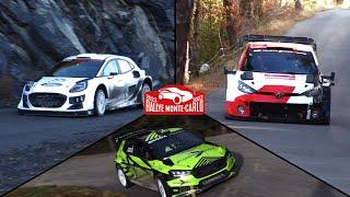 Best of Tests WRC Rallye Monte Carlo 2023 - Rally1 and Rally2 FLAT OUT [HD]