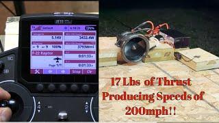 Testing The Worlds Fastest R/C EDF - Speeds up to 200MPH! - Schubeler 93mm HST